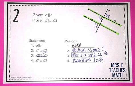 11 Tips for Teaching Geometry Proofs | Mrs. E Teaches Math