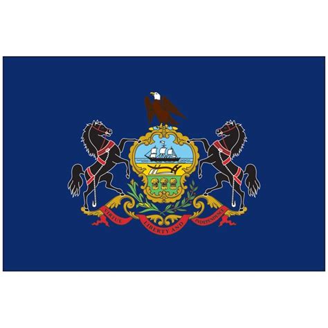 Pennsylvania State Flag - Flagpole Man