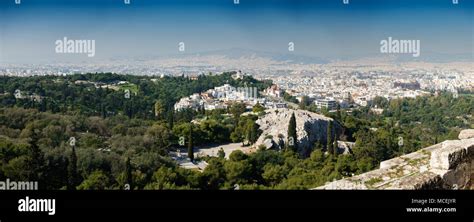 Aerial view of Athens, Greece Stock Photo - Alamy