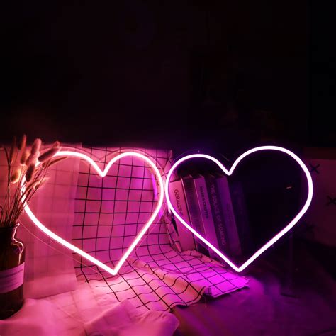 Heart Neon Sign Custom Neon Sign Neon Light up Sign Wall Decor | Etsy