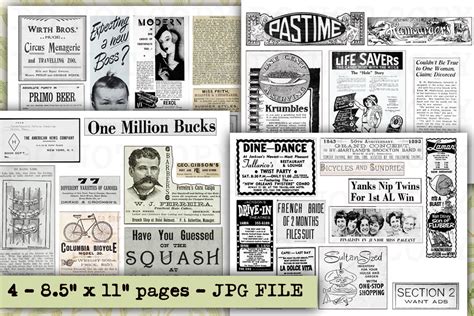 Vintage Newspaper Clippings Graphic by Urban Independence · Creative Fabrica