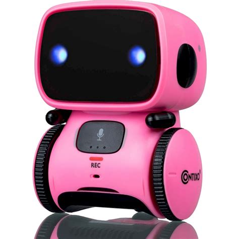 Contixo Kids Smart Robot Toy Mini Robot Talking Singing Dancing Interactive Voice Control Touch ...