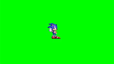 Sonic 3 - Sonic's Idle Animation (Waiting) (Green Screen) - YouTube