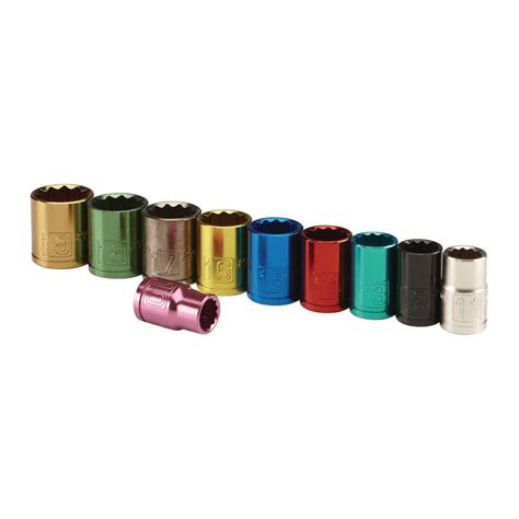 PITTSBURGH 3/8 in. Drive Metric Color Coded Socket Set – 10 Pc. – Item 93260 / 61292 – Harbor ...