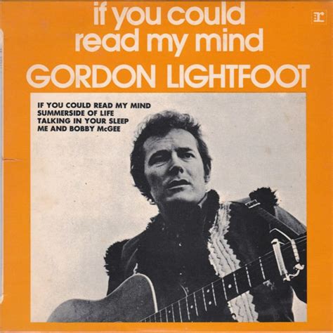 Gordon Lightfoot – If You Could Read My Mind (1972, Vinyl) - Discogs