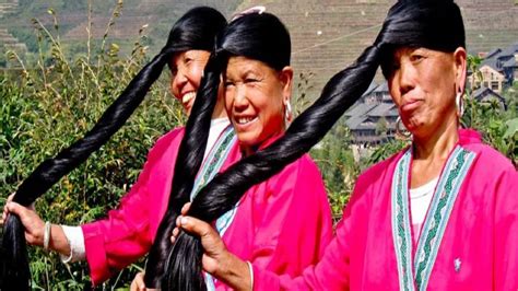Longest Hair Village | The girls of this mountain village cut their hair once in their life ...