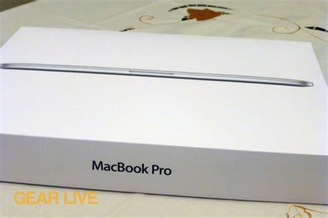 Retina MacBook Pro box | Gear Live