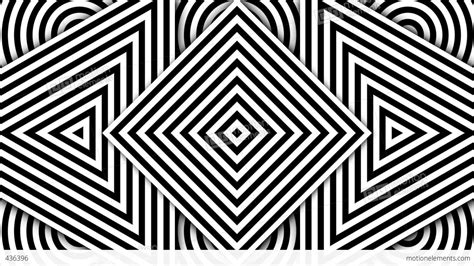 Hypnotic Black And White Shapes Stock Animation | 436396