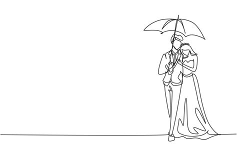 Continuous one line drawing married couple man woman, girl and boy ...