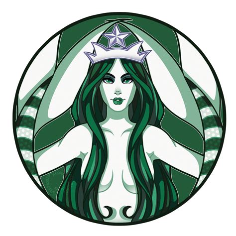 T-Shirt Logo Coffee Starbucks Mermaid Free Transparent Image HQ ...