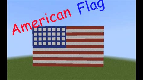 Minecraft-Speed Pixel Art || American Flag - YouTube