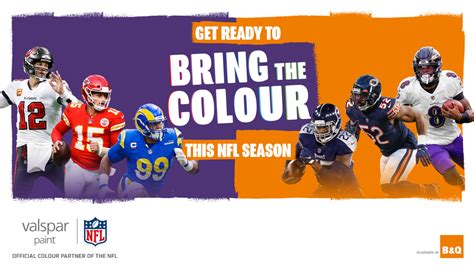 Valspar is ready to ‘Bring the Colour’ to the NFL