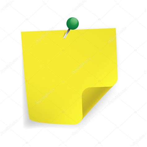 Yellow sticker paper note. Stock Vector Image by ©strejman #70800435