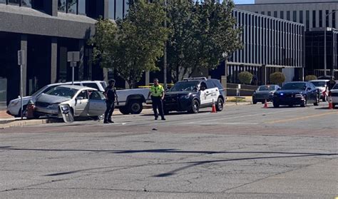 Large police presence in Downtown Topeka