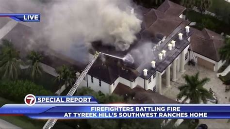 Tyreek Hill House Fire Caused By Child Playing With Lighter, Officials Say