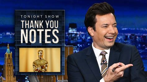 Watch The Tonight Show Starring Jimmy Fallon Highlight: Thank You Notes: Oscar Nominations ...