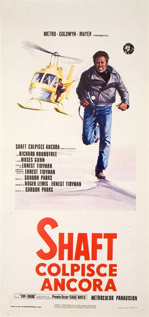 Shaft's Big Score! 1972 Italian Locandina Poster - Posteritati Movie ...