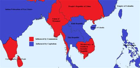 NationStates | Dispatch | Map of Southeast Asia: Post-Cold War era