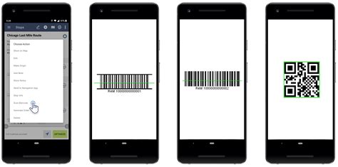 Route Planning App with Android Barcode Scanning Feature