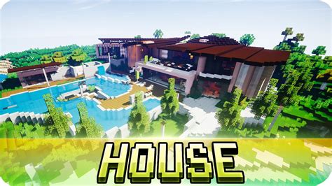 Minecraft - Beautiful Modern House - Map w/ Download - YouTube