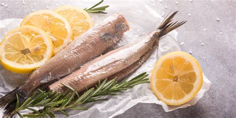 Freshly salted herring stock photo. Image of cooking - 89844012