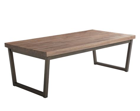 Hadley Solid Walnut w/Black Metal Base Coffee Table | Coffee table, Coffee table rectangle ...