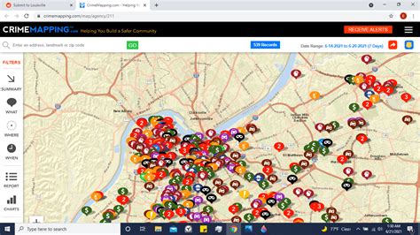 A poster referred to this crime map. Any know how accurate it is? : r/Louisville