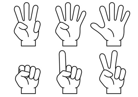 1 Finger Clipart