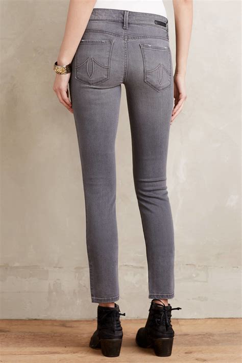 Lyst - Level 99 Lily Skinny Jeans in Gray