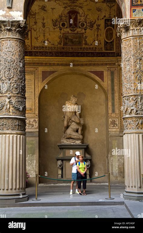 Palazzo Vecchio interior City of Florence Tuscany Italy Stock Photo - Alamy