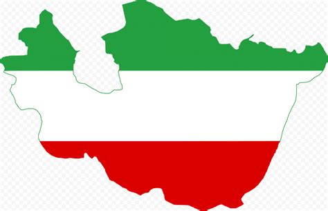 Flag map Of Greater Iran Flag Map Of Iran, HD Png Download | Pxpng