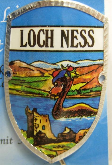 Scotland Loch Ness new badge mount stocknagel hiking medallion G9792 | Medallion, Walking sticks ...