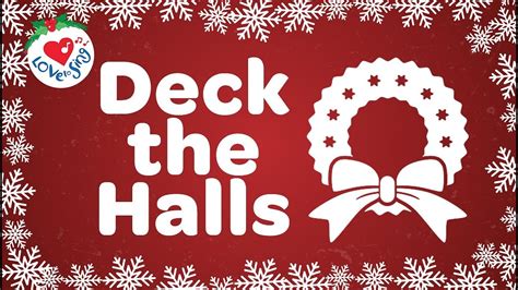 Deck the Halls with Lyrics HD | Christmas Songs and Carols Chords ...