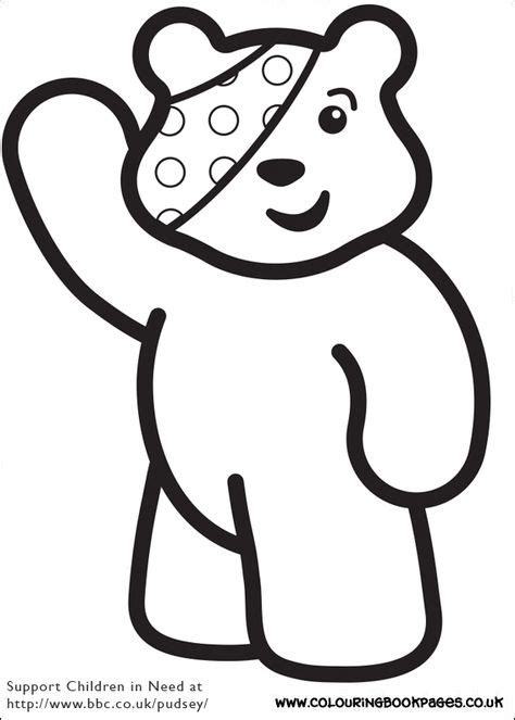 Printable Children In Need Pages 2 | Children in need, Coloring for kids, Pudsey