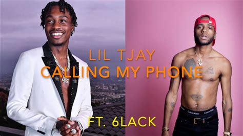 Lil TJay - Calling My Phone ft. 6lack Lyrics - YouTube