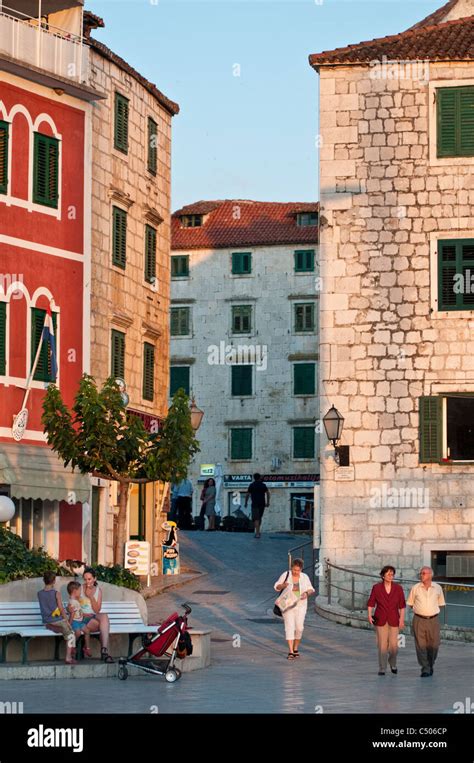 Old town, Makarska, Croatia Stock Photo - Alamy