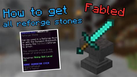 Reforge stone hypixel skyblock