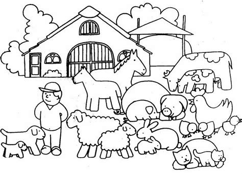 Farm Coloring Pages - Best Coloring Pages For Kids | Farm coloring pages, Cartoon coloring pages ...