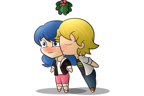 {Livestream} Chibi Mistletoe Kiss by vcm1824 on DeviantArt