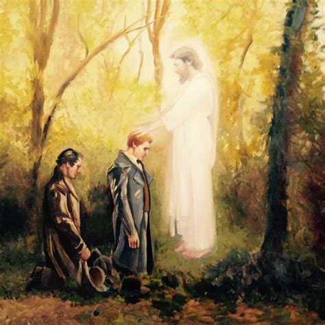 Restoration of the Aaronic Priesthood | Art, Painting, Priesthood