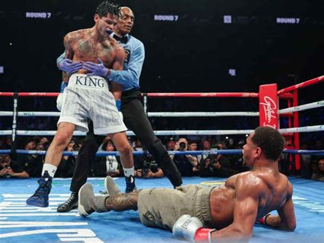 “They stole that,” Ryan Garcia claims the referee took away his ...