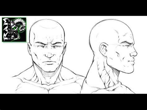 How to Draw the Neck Muscles In A Comic Book Style - Video Narrated by Robert A. Marzullo - YouTube