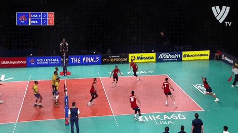 Smash Usa Volleyball GIF by Volleyball World - Find & Share on GIPHY