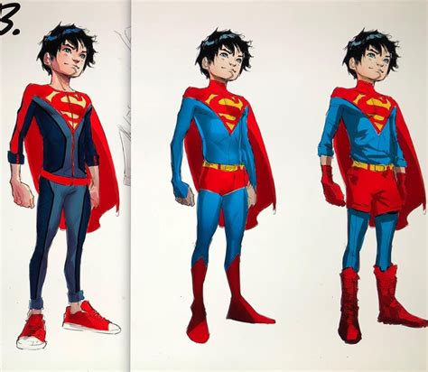 First Superboy (Jon Kent) costume concept art by Jorge Jimenez | Concept art characters