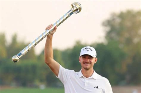 Nicolai Hojgaard claims season ending DP World Tour Championship