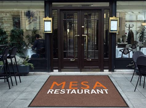 Make Restaurant Custom Logo Mats Work for your Business