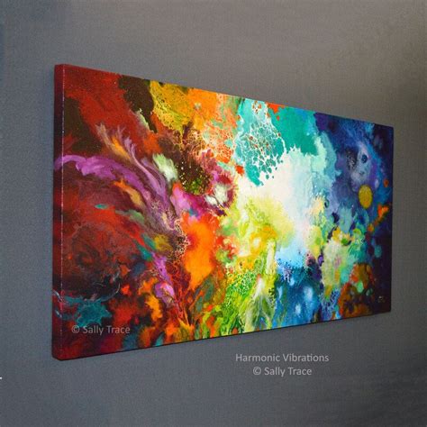 Harmonic Vibrations, Giclee Prints on Stretched Canvas | Abstract painting, Abstract painting ...