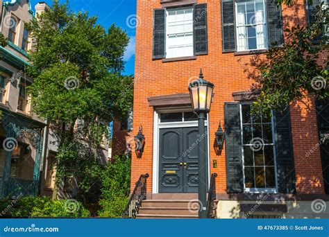 Savannah Architecture stock image. Image of home, balconies - 47673385