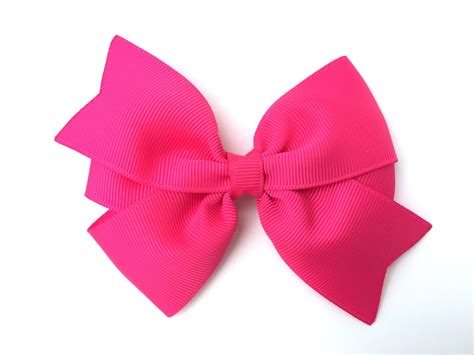 Hot pink hair bow hair bow bow hair bows girls hair bows