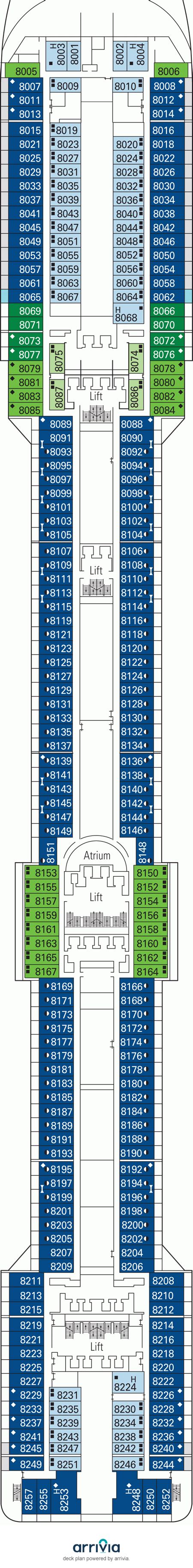 Msc Splendida Deck Plan